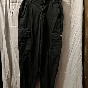 Dickies Black Cargo Joggers